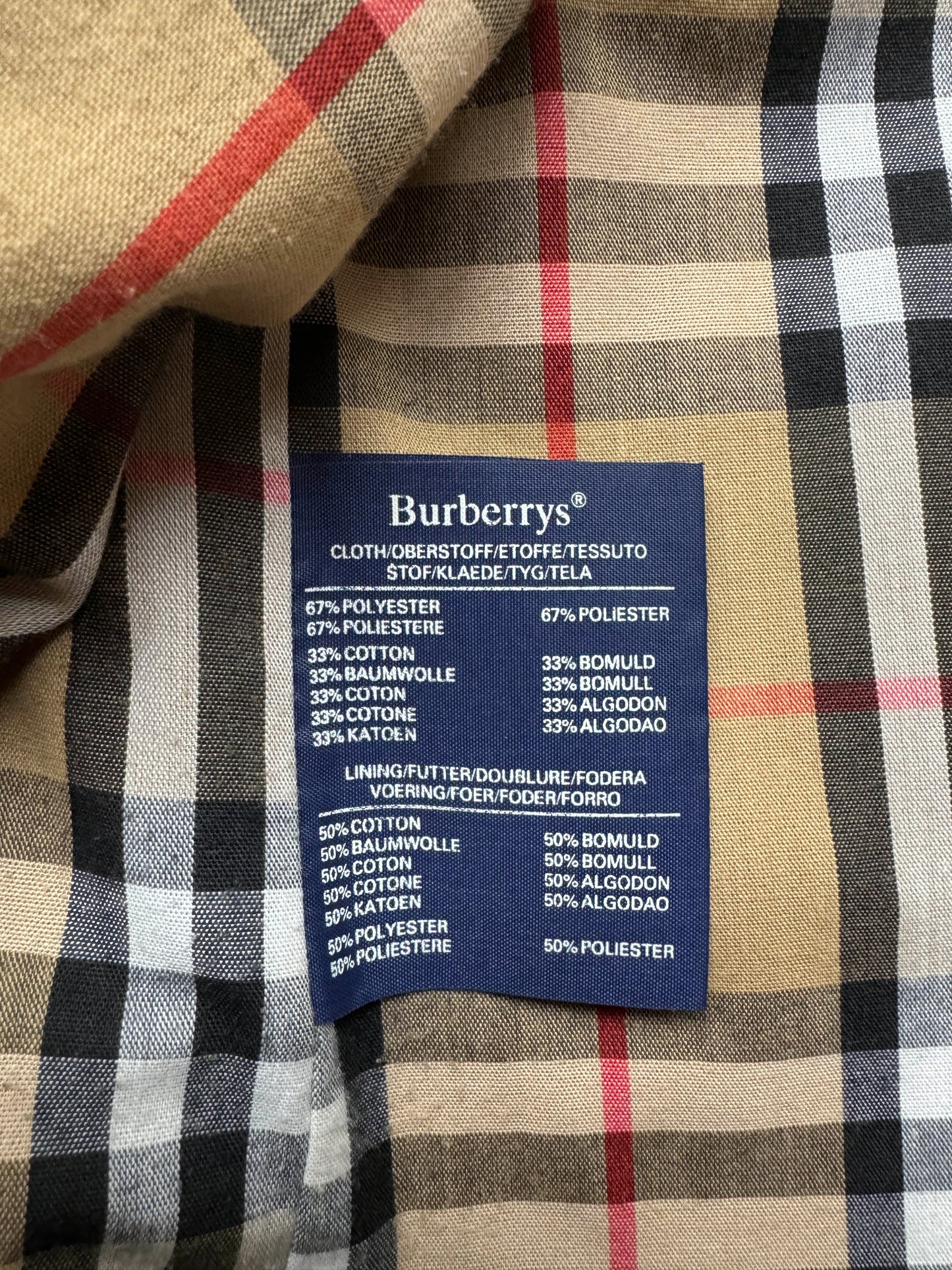 Burberry rykfrakki / Burberry trenchcoat