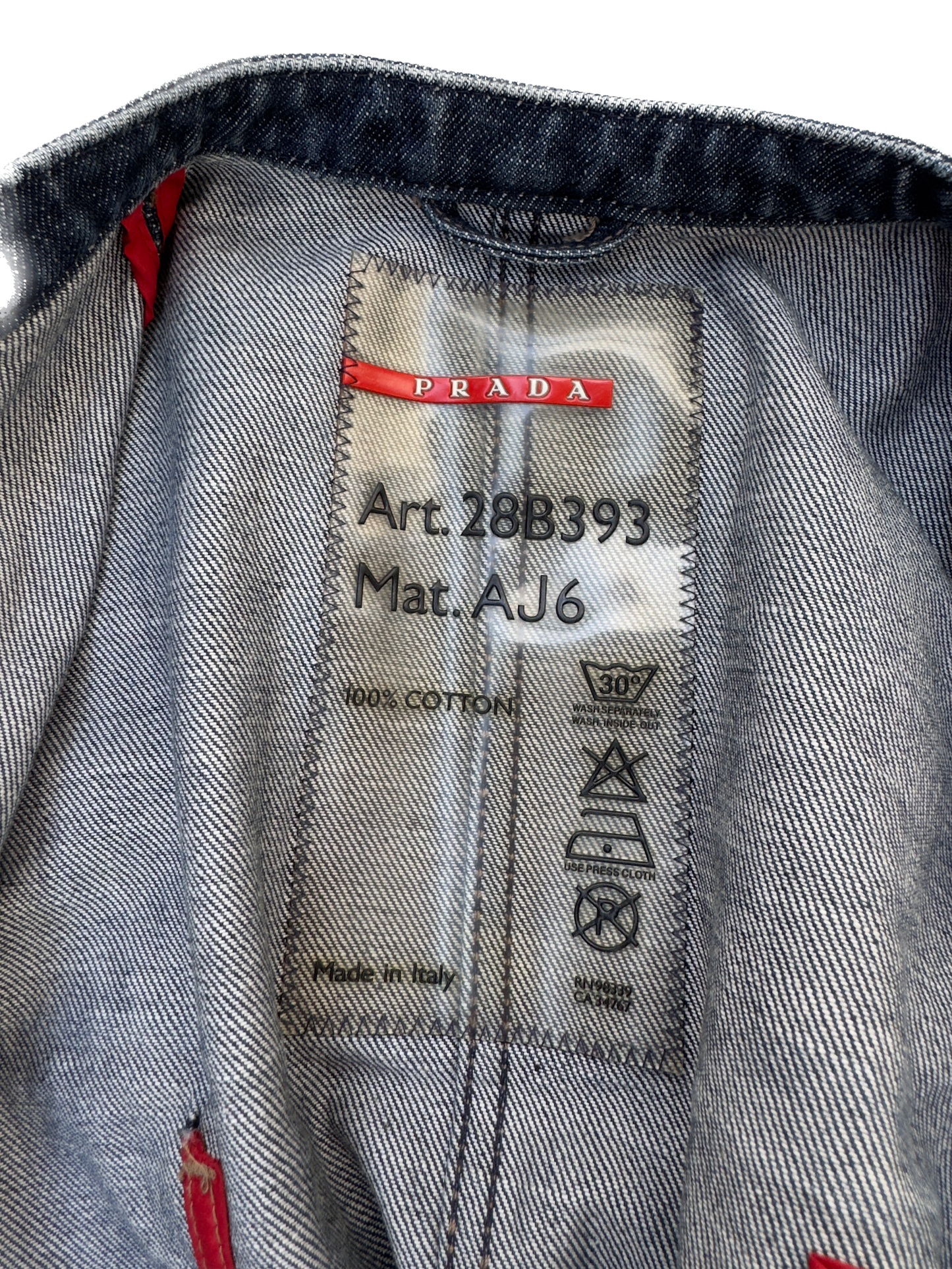 Prada gallajakki /  Prada denim jacket